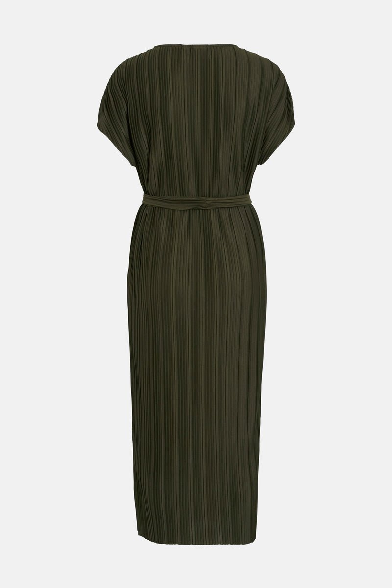 Kleedje met korte mouwen - khaki