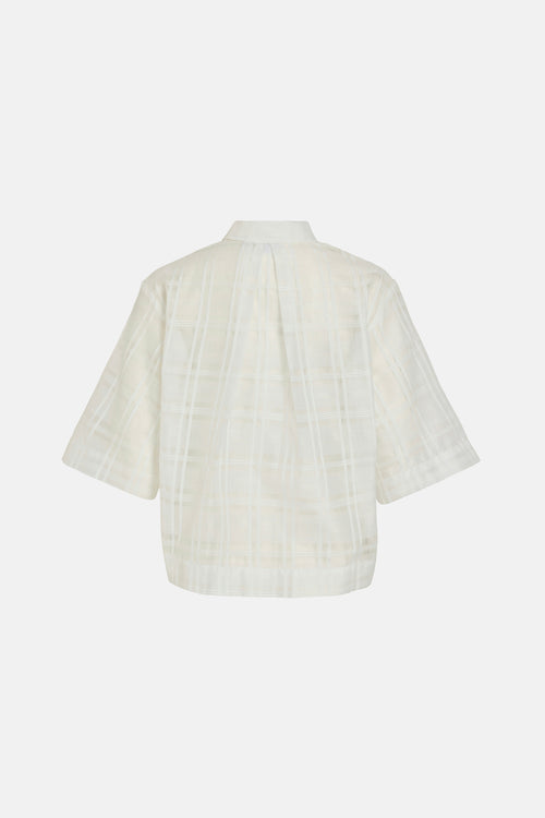 Chemise à manches courtes - blanc