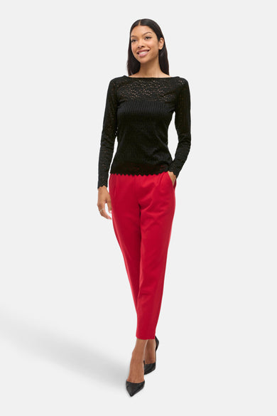 T-shirt met lange mouwen - zwart