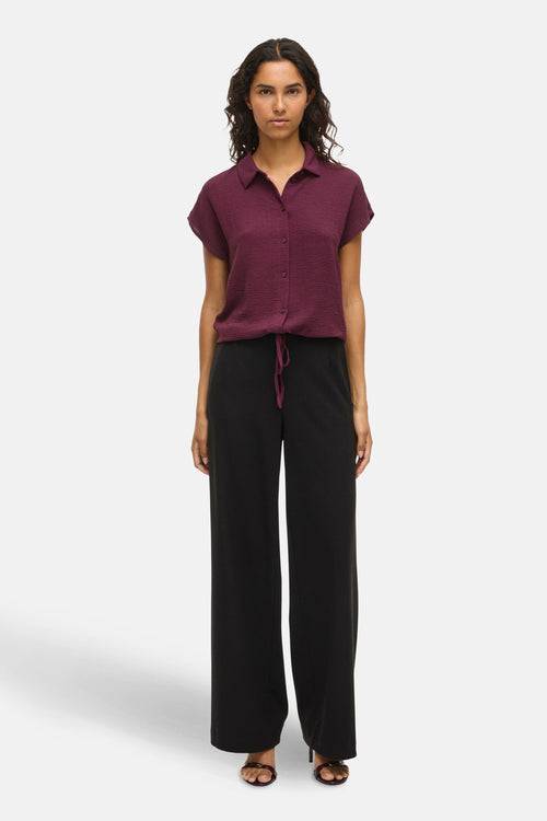 Hemd met korte mouwen - rood