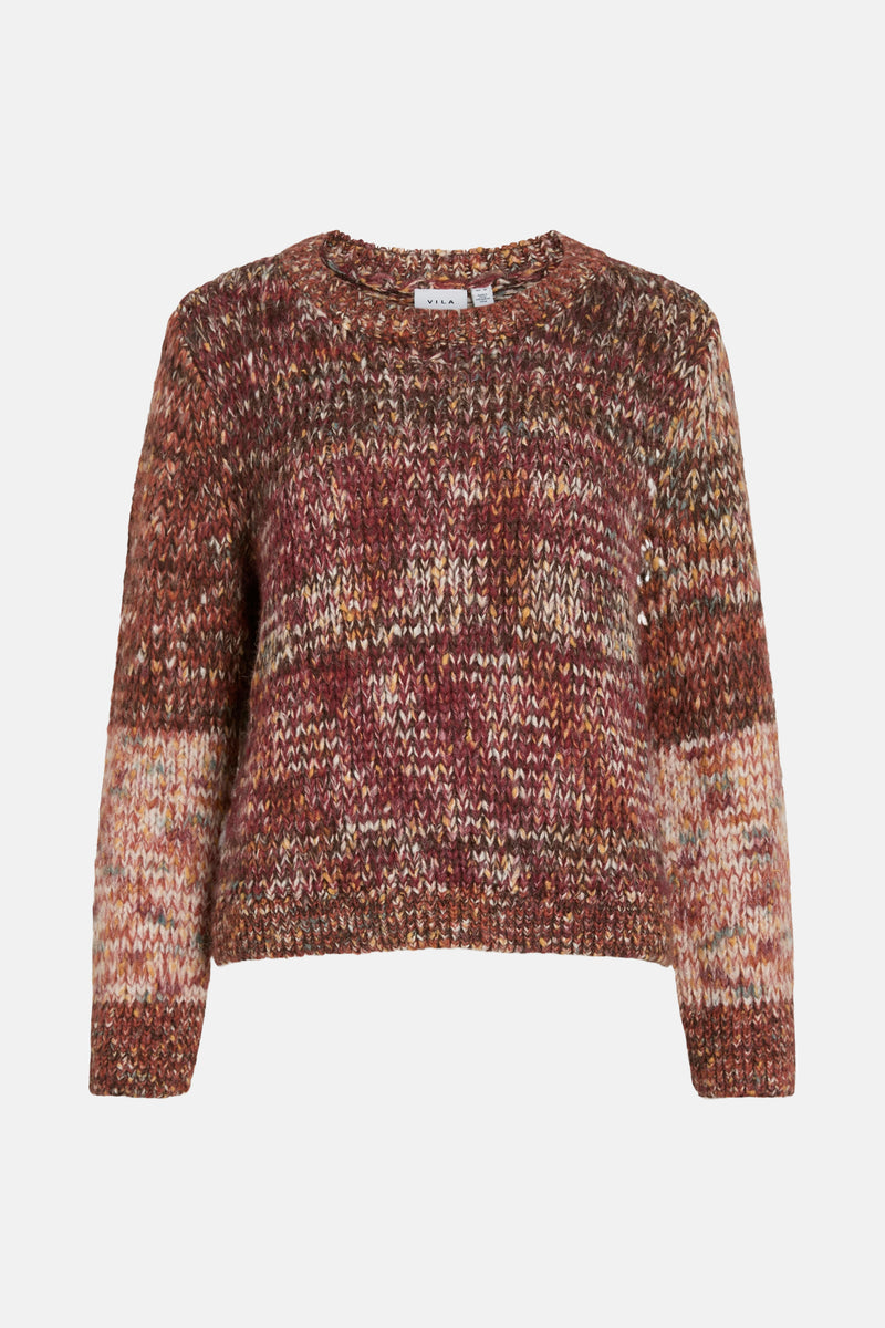 Pull met ronde hals - multicolor