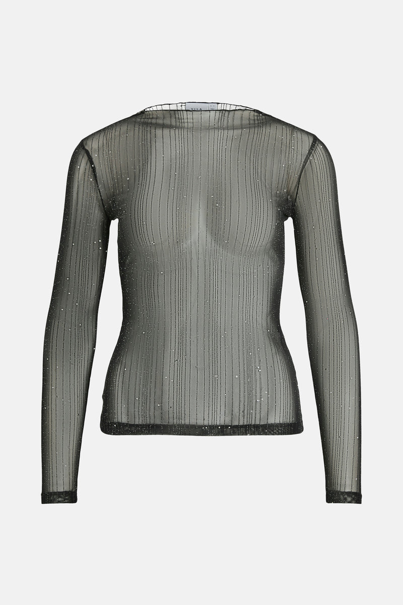 T-shirt met lange mouwen - zwart