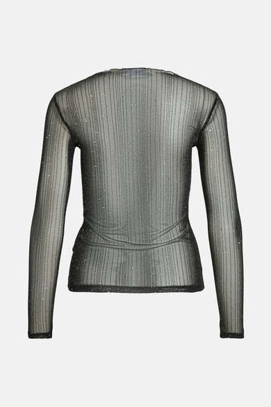 T-shirt met lange mouwen - zwart