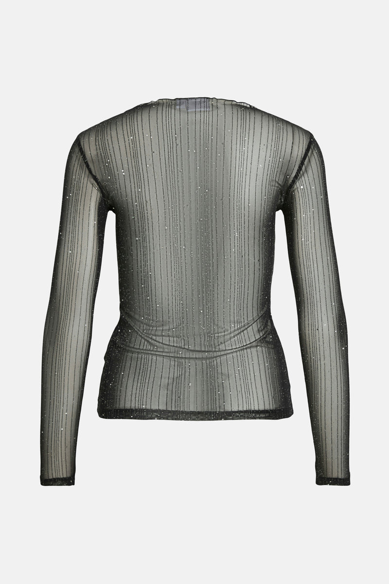 T-shirt met lange mouwen - zwart