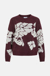 Pull col rond rouge - VILA®