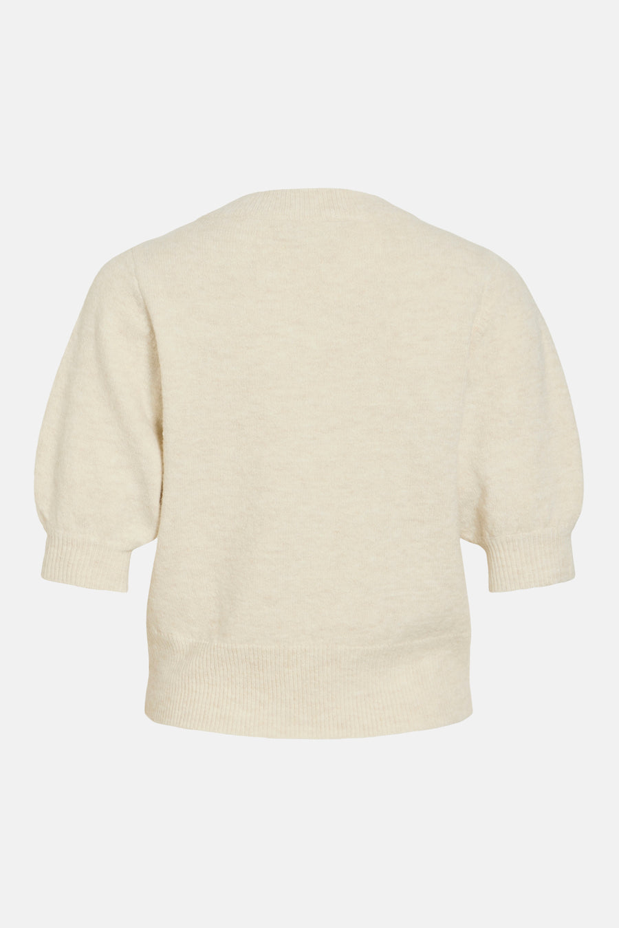 Pull col rond Écru - VILA®