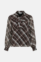 VIDALIANA KIKA V-NECK L/S BOWTIE TOP
