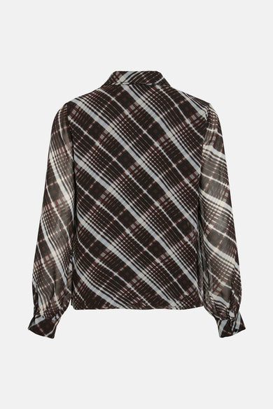 VIDALIANA KIKA V-NECK L/S BOWTIE TOP