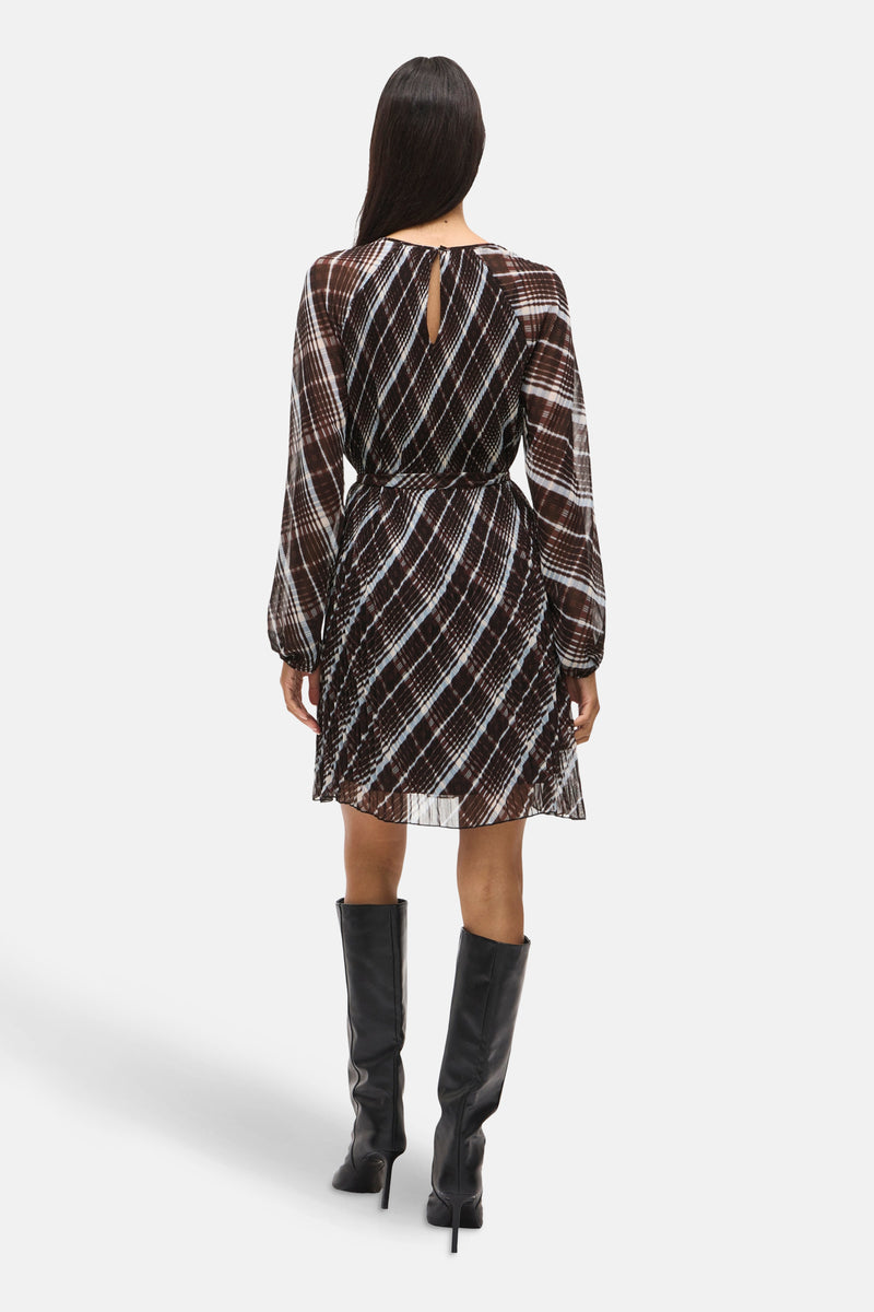 Kleedje met lange mouwen - multicolor