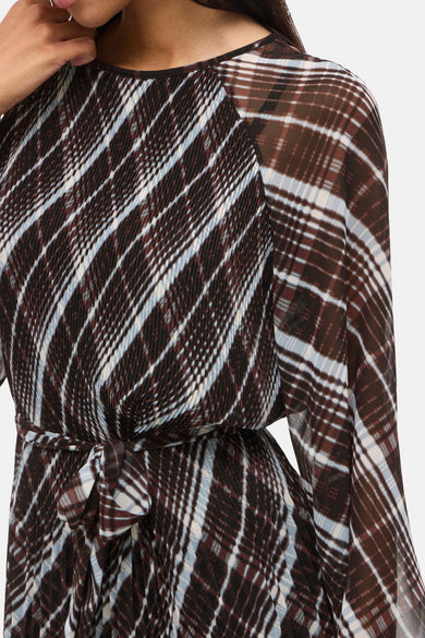 Kleedje met lange mouwen - multicolor