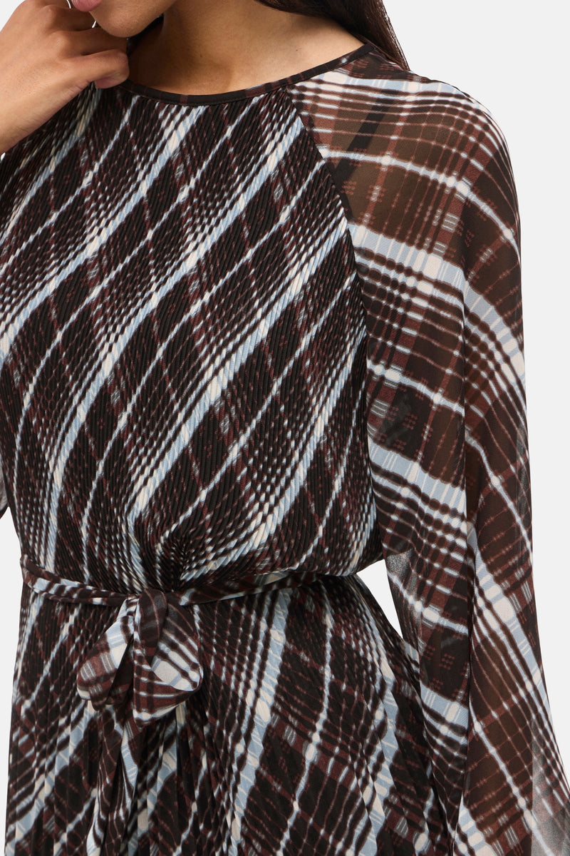 Kleedje met lange mouwen - multicolor