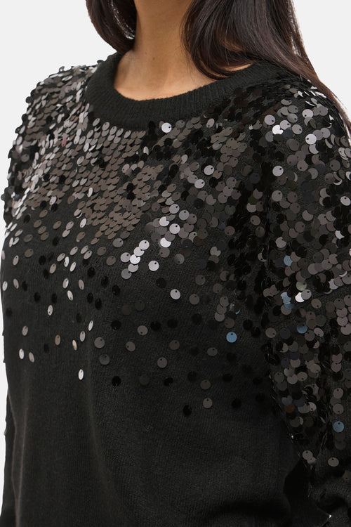 Trui met ronde hals zwart - VILA®