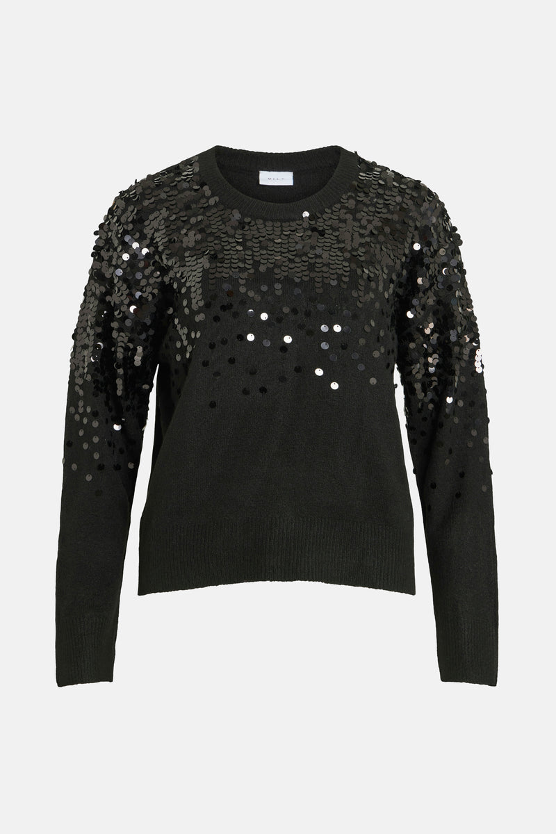 Trui met ronde hals zwart - VILA®