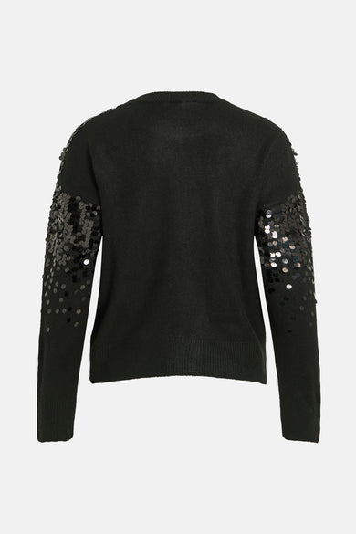 Trui met ronde hals zwart - VILA®