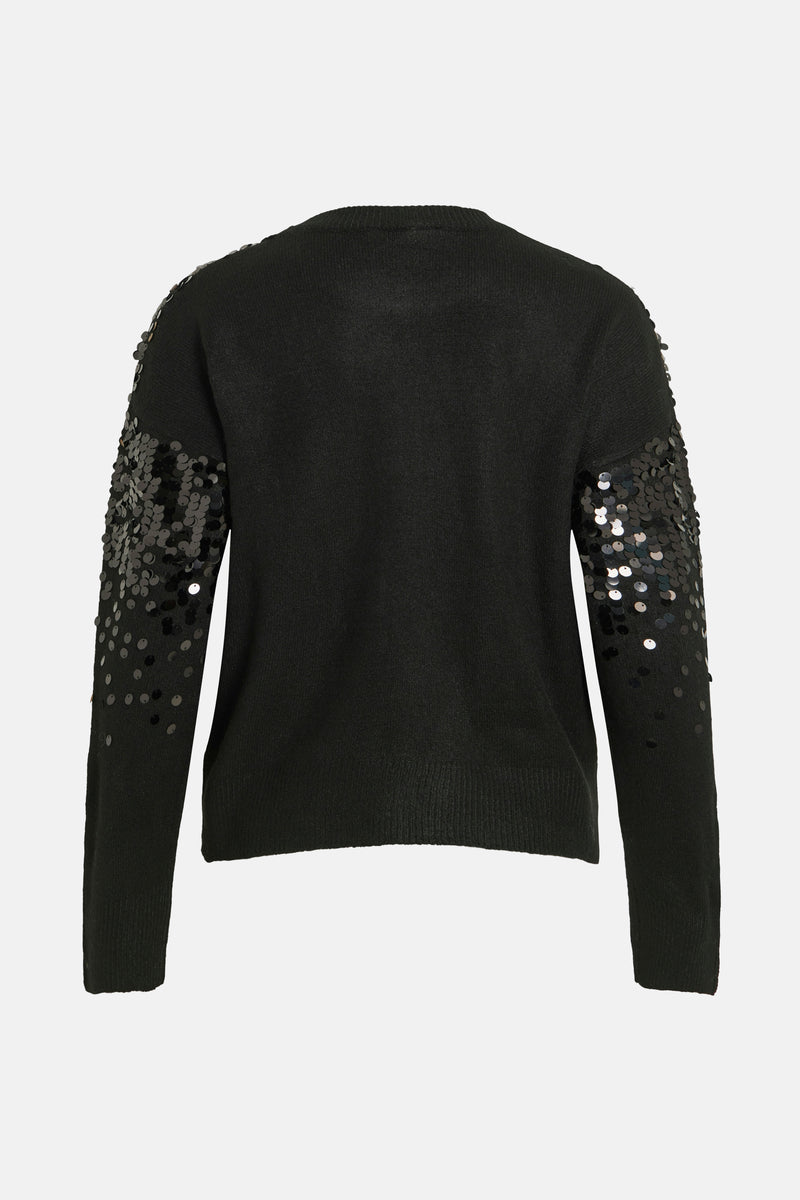 Trui met ronde hals zwart - VILA®