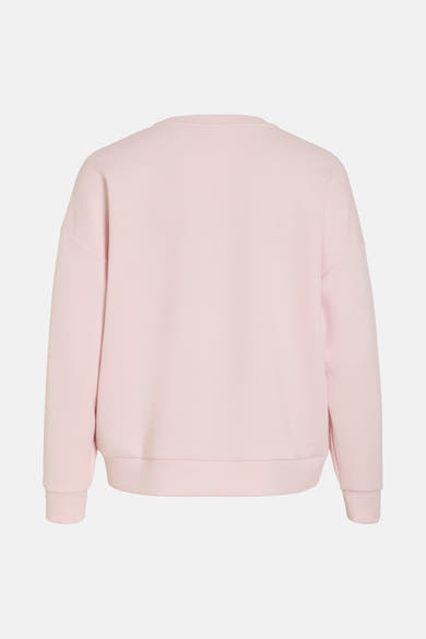 Sweatshirt van VILA, losse pasvorm, van achteren gezien op een neutrale achtergrond.