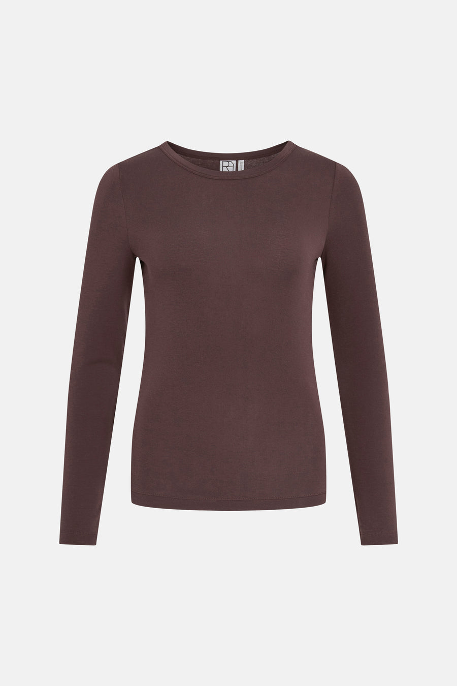 Top uni manches longues brun - ROUGE EDIT