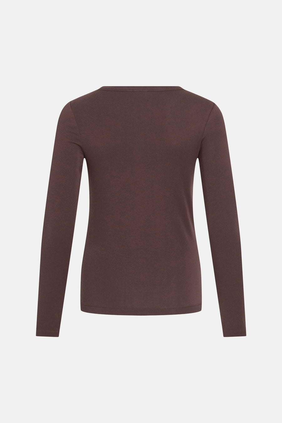 Top uni manches longues brun - ROUGE EDIT