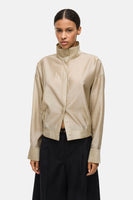 Chemise à manches longues - beige