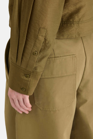 Chemisier (manches longues) olive - ROUGE EDIT