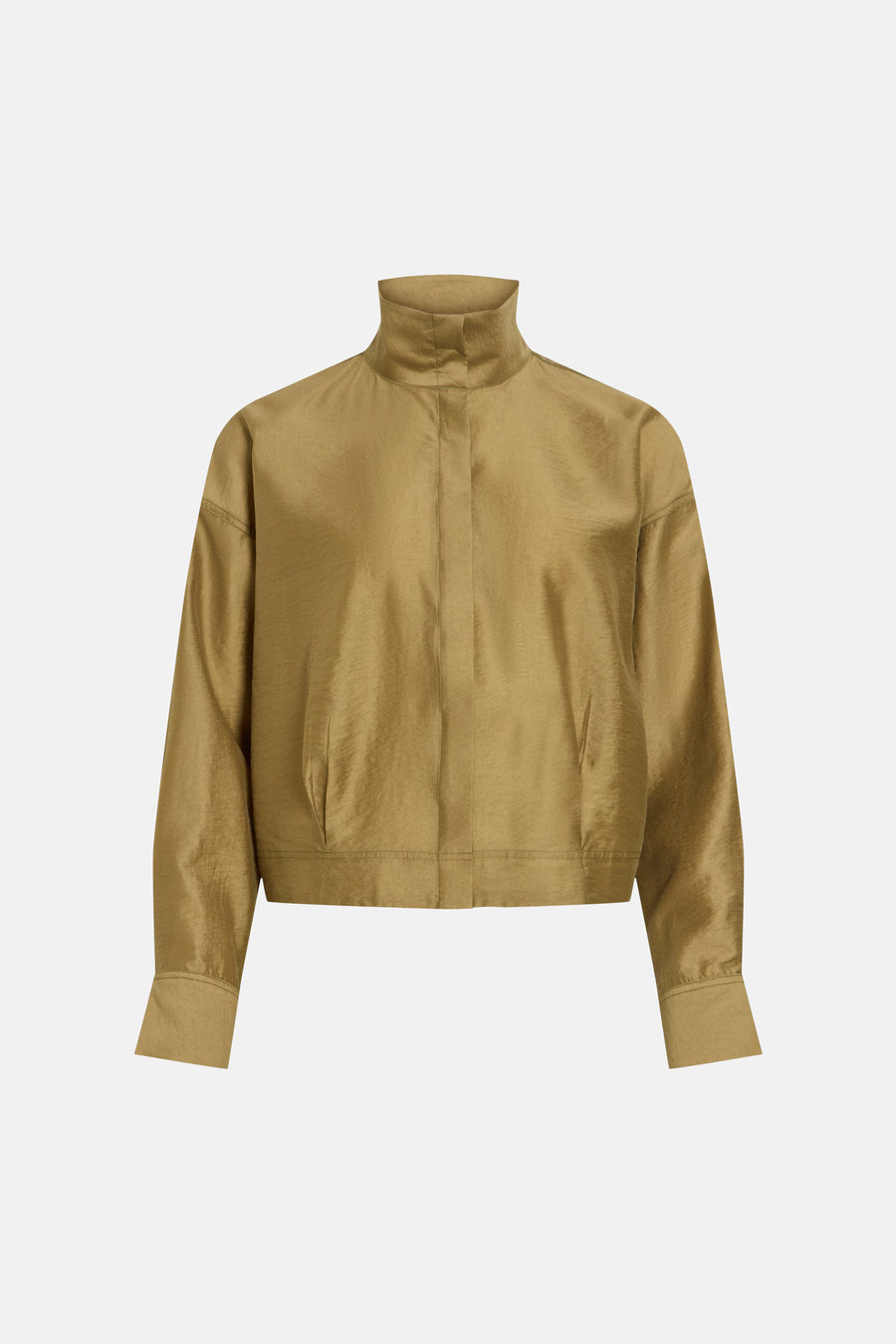 Chemisier (manches longues) olive - ROUGE EDIT