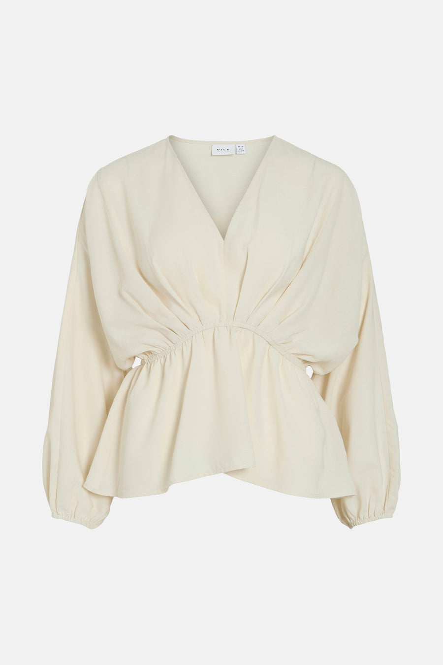 Blouse à manches longues - beige