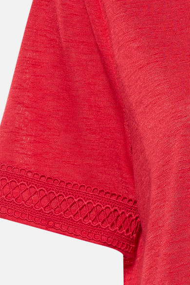 T-shirt à manches courtes - Rouge