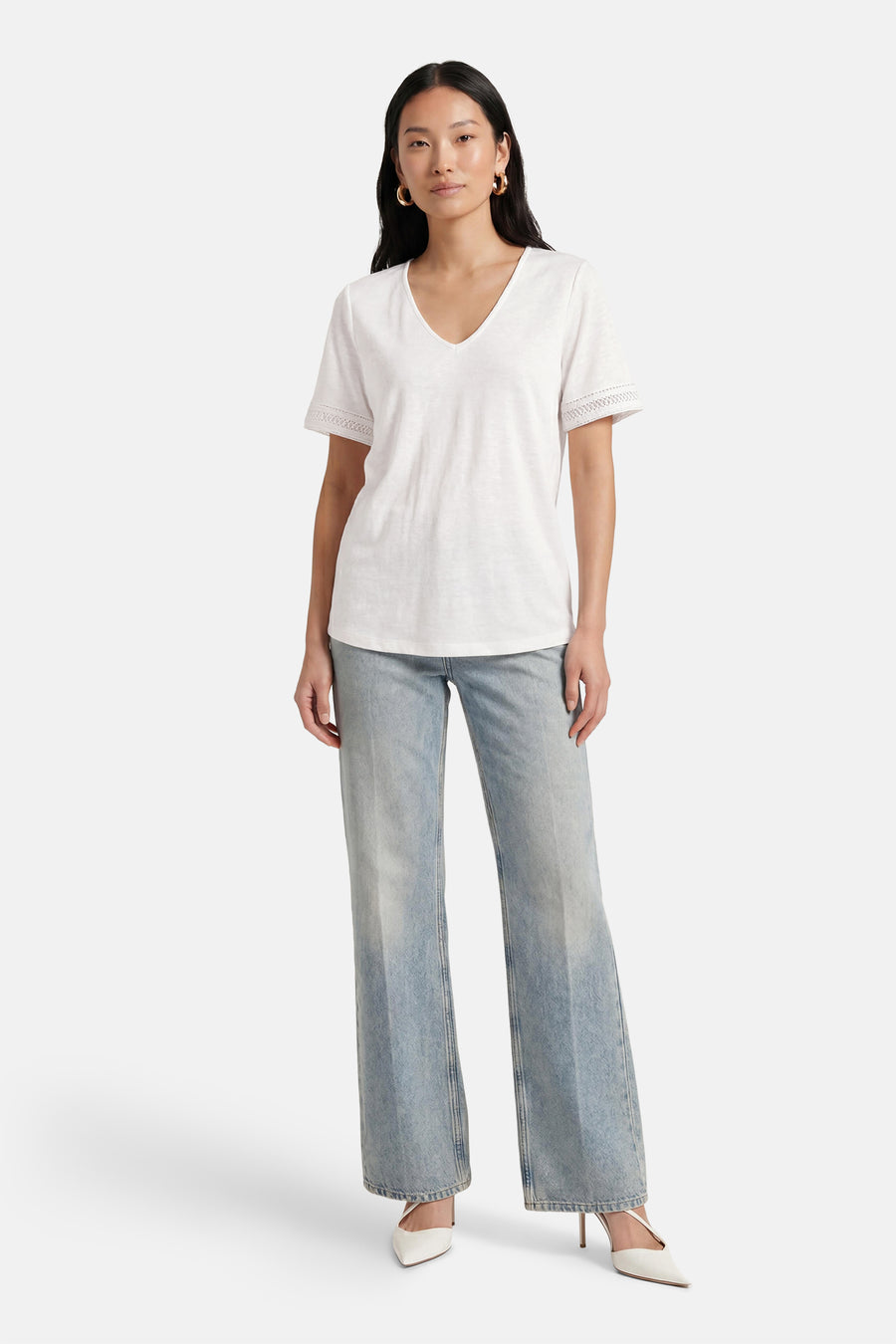 T-shirt à manches courtes - blanc