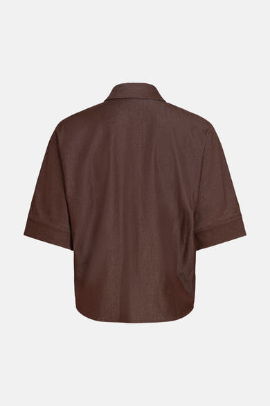 Chemisier (manches courtes) brun - VILA®