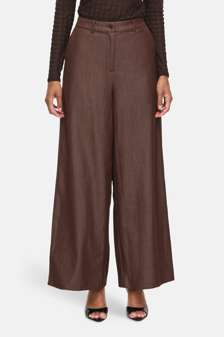 Dames sb seizoensbroek formal brun - VILA®