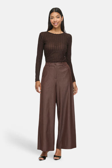 Dames sb seizoensbroek formal brun - VILA®