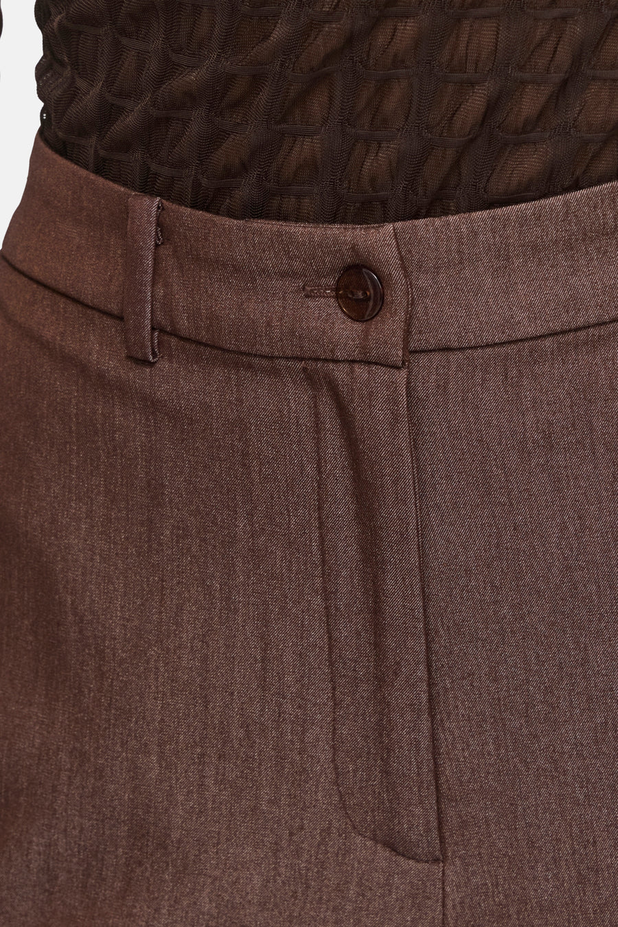 Dames sb seizoensbroek formal brun - VILA®