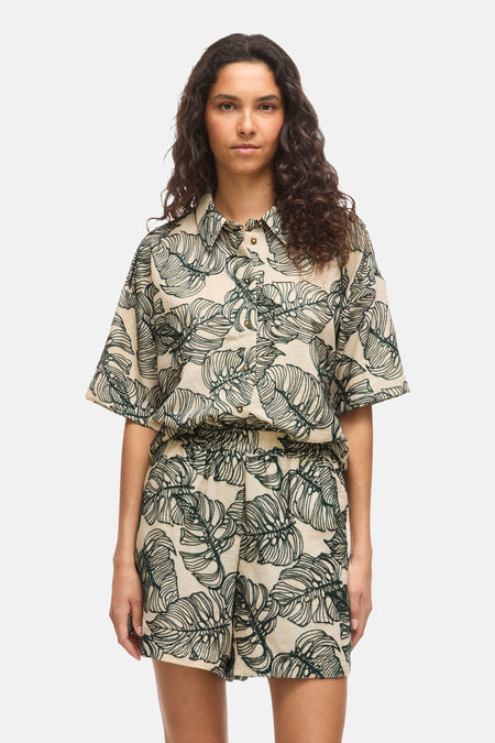Chemise à manches courtes - Multicolore