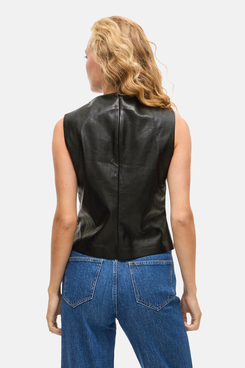 VIELANA S/L DRAPED TOP