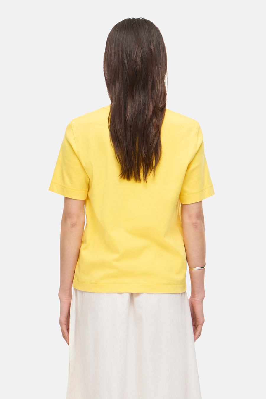 Top (korte mouwen) geel - ROUGE EDIT