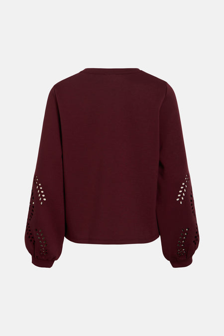 Sweater met ronde hals rood - VILA®