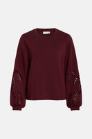 Sweater O hals - Bordeaux