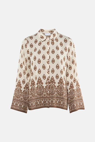 Chemise à manches longues - multicolore