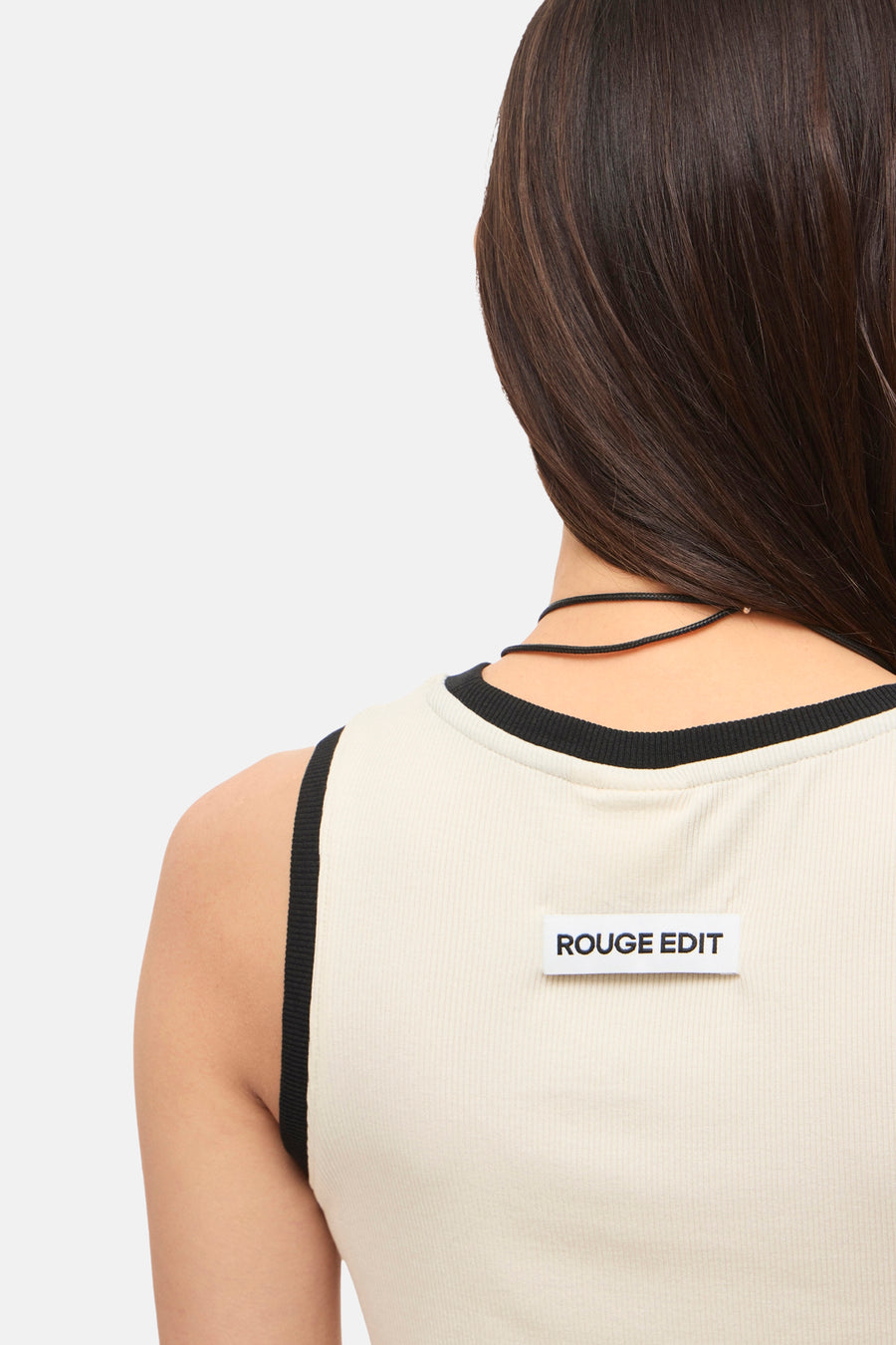 Top (sans manches) beige - ROUGE EDIT