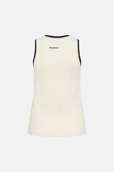 Top (sans manches) beige - ROUGE EDIT