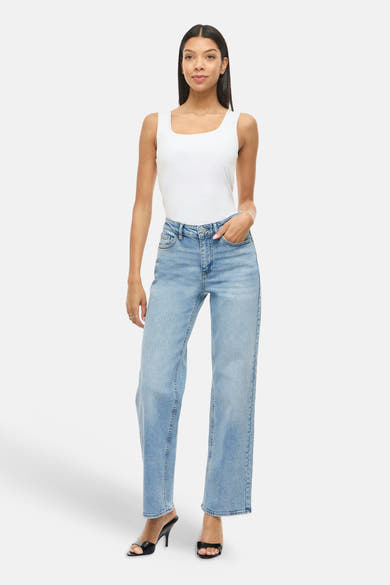 Jean droit light blue denim - VILA®