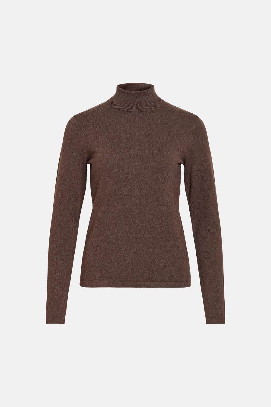 Pull col montant brun - VILA®