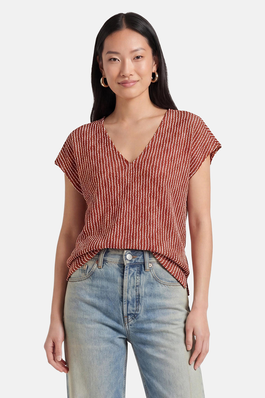Blouse met korte mouwen - Multicolor
