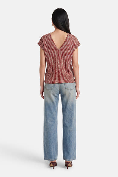 Blouse met korte mouwen - Multicolor