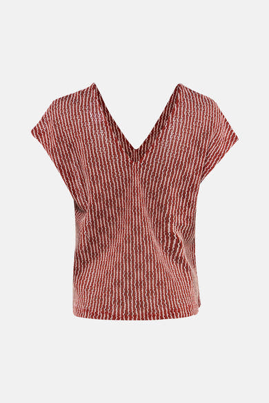 Blouse met korte mouwen - Multicolor