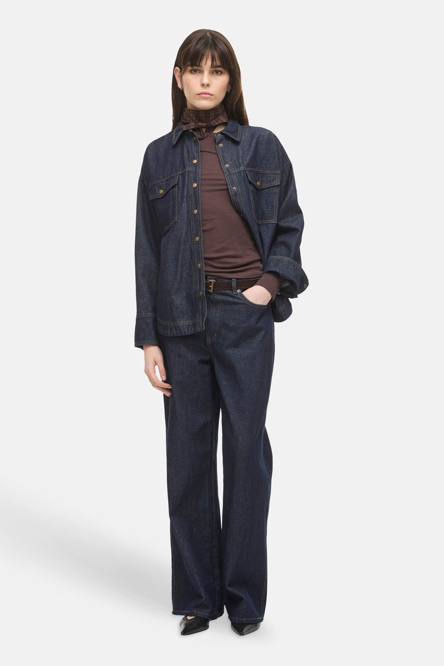 RINA - dark blue denim