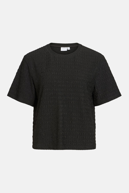Top uni manches courtes noir - VILA®