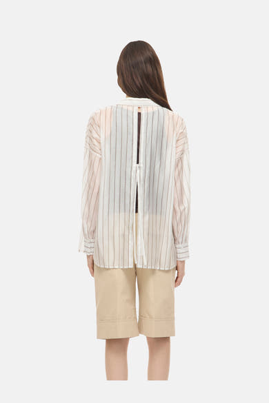 Hemd (lange mouwen) wit - ROUGE EDIT