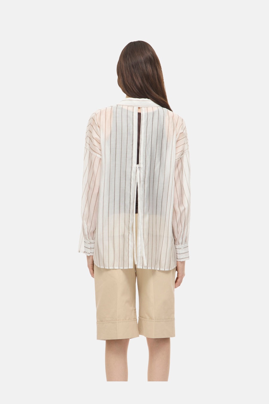 Hemd (lange mouwen) wit - ROUGE EDIT