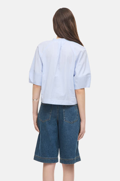 Blouse 3/4 blauw - ROUGE EDIT